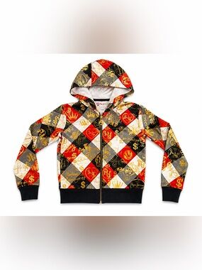 Pepe Jeans London Kids Graphic Zip Up Hoodie Multicolor Size S